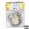 Image 1 : 1884-O Morgan Silver Dollar ANACS MS63
