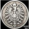 Image 1 : 1878-A Gernany 1 Silver Reichsmark NEARLY UNCIRCULATED