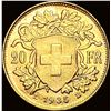 Image 2 : 1935 Switzerland 20 Gold Francs .1867oz UNCIRCULATED
