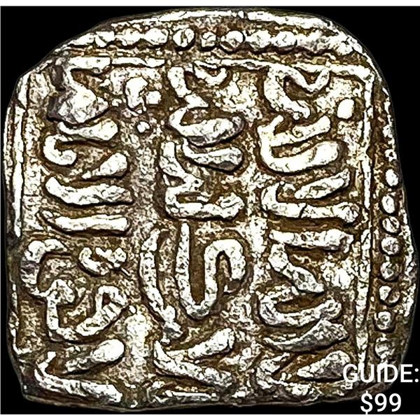 1163-1269 Spain Almohad Silver Square Dirham NEARLY UNCIRCULATED