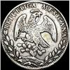 Image 2 : 1886-Go RR Mexico Silver 8 Reales Cap and Rays NEARLY UNCIRCULATED