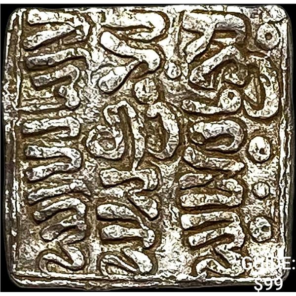 1163-1269 Spain Almohad Silver Square Dirham NEARLY UNCIRCULATED