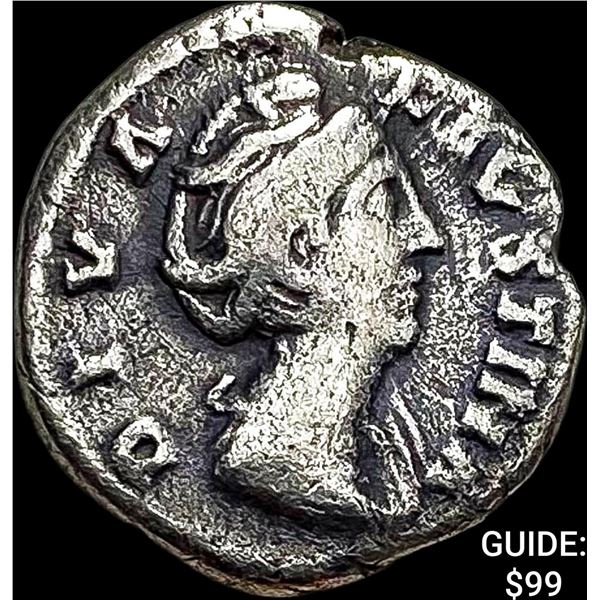 Roman Faustina Sr. 138-141 AD Silver Denarius NEARLY UNCIRCULATED