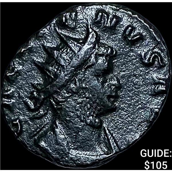 Roman Gallienus, 253-268 AD BI DBL Denarius CHOICE AU