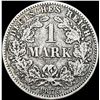Image 2 : 1875-J Germany Silver 1 Reichsmark NEARLY UNCIRCULATED