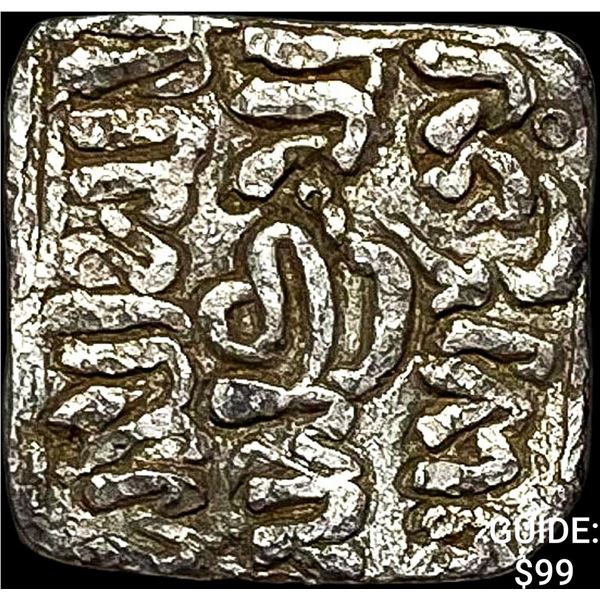 1163-1269 Spain Almohad Silver Square Dirham NEARLY UNCIRCULATED