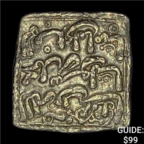 1163-1269 Spain Almohad Silver Square Dirham NEARLY UNCIRCULATED