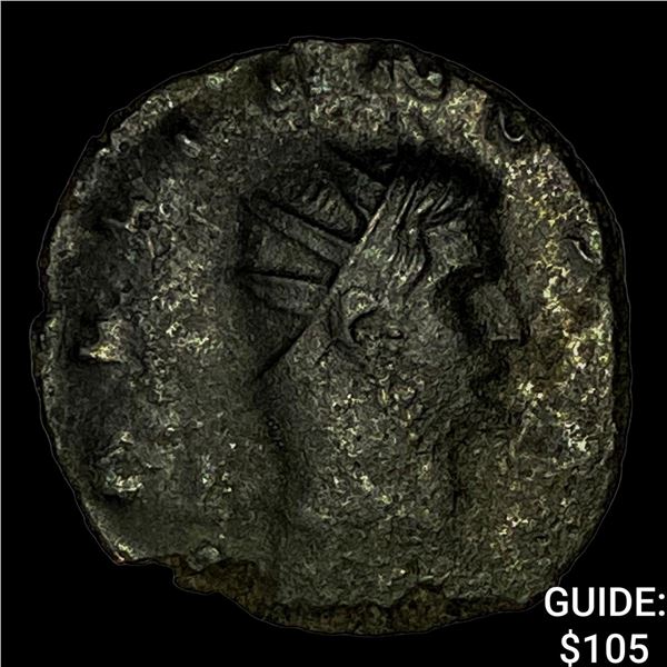 Roman Gallienus, 253-268 AD BI DBL Denarius CHOICE AU