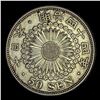 Image 2 : 1906-1912 Japan Silver 50 Sen CLOSELY UNCIRCULATED