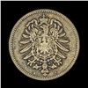 Image 2 : 1876-H Germany Silver 1 Reichsmark NEARLY UNCIRCULATED