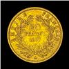 Image 2 : 1857-A France Napolean III Gold 20 Francs 0.1687oz CHOICE AU