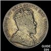 Image 1 : 1908 NewFoundLand Edward VII Silver 1/2 Dollar NEARLY UNCIRCULATED