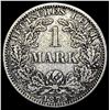 Image 2 : 1875-A Germany Silver 1 Reichsmark NEARLY UNCIRCULATED