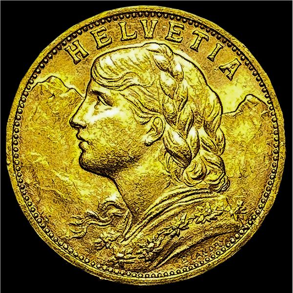 1980 Switzerland Gold 20 Francs 0.1867oz UNCIRCULATED