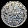 Image 2 : 1905 Iran Muzaffaral-Din Shan 2 Silver Kran CHOICE AU
