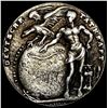 Image 1 : 1924 Germany Zeppelin Silver Medal Deutsche Tatkraft CLOSELY UNCIRCULATED