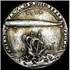 Image 2 : 1924 Germany Zeppelin Silver Medal Deutsche Tatkraft CLOSELY UNCIRCULATED