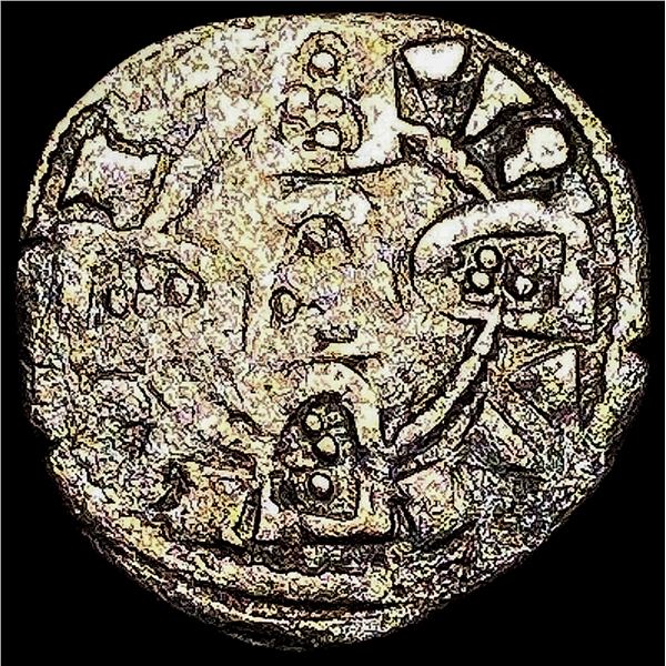 1261-1325 Portugal Crusades Dinis I Silver Dinero NEARLY UNCIRCULATED