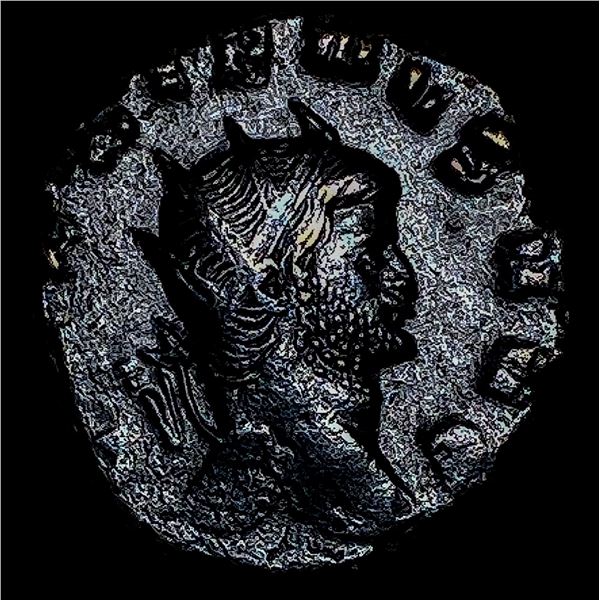 Roman Gallienus, 253-268 AD BI DBL Denarius CHOICE AU