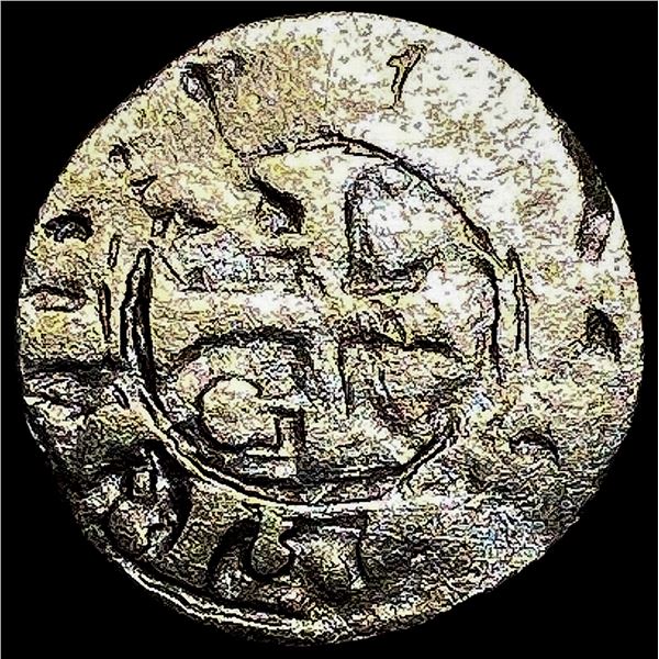 1100s France Crusades Anjou Silver Denier NEARLY UNCIRCULATED