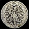 Image 1 : 1874-D Germany Silver 1 Reichsmark NEARLY UNCIRCULATED