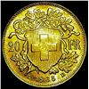 Image 2 : 1935-A Switzerland Gold 20 Francs 0.1867oz UNCIRCULATED