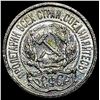 Image 1 : 1921-1923 Soviet Union Silver 10 Kopeks CLOSELY UNCIRCULATED