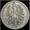 Image 1 : 1876-J Germany Silver 1 Reichsmark NEARLY UNCIRCULATED