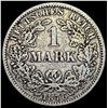 Image 2 : 1876-J Germany Silver 1 Reichsmark NEARLY UNCIRCULATED
