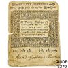 Image 1 : 1780 20 Shillings Connecticut Colonial Note 4