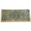 Image 2 : 1864 $5 Confed. States of America Note-Richmond 4