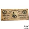 Image 1 : 1864 $50 Confed. States Of America Note-Richmond 5