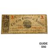 Image 1 : 1862 $1 City Council of Augusta Confed. Note 2