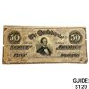 Image 1 : 1864 $50 Confed. States of America Note-Richmond 4