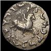 Image 2 : Bactria Menander I 155-130 BC Silver Drachm NEARLY UNCIRCULATED