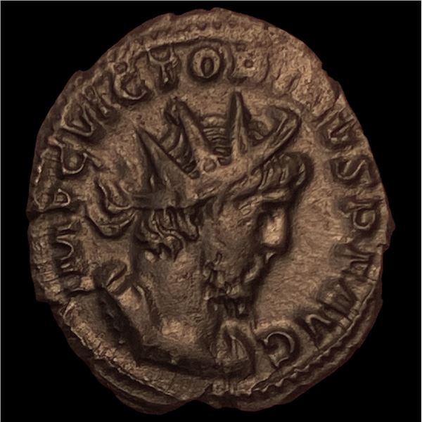 Roman Victorinus 269-271 AD Bi Dbl Denarius CHOICE AU