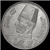 Image 1 : 1939 Egypt Farouk Silver 20 Piastres NEARLY UNCIRCULATED