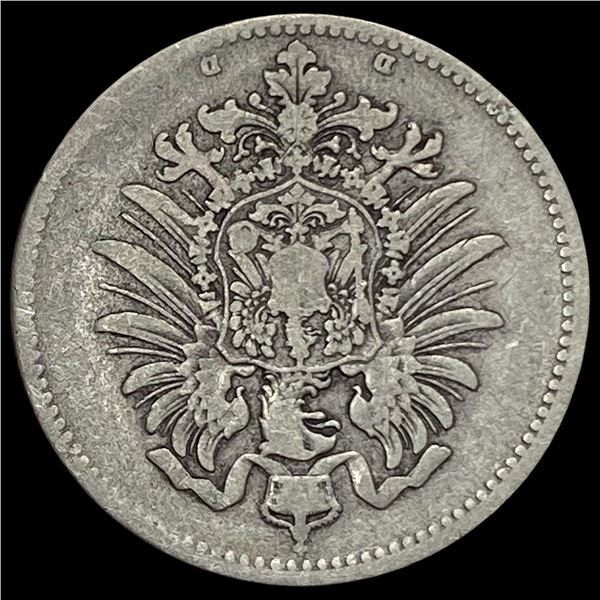1875-D Germany Silver 1 Reichsmark NEARLY UNCIRCULATED