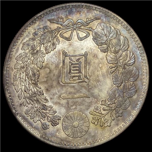 1901 yr. 34 Japan Mutsuhi Silver Yen UNCIRCULATED