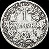 Image 2 : 1875-A Germany Silver 1 Reichsmark NEARLY UNCIRCULATED