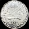 Image 2 : 1953 Cuba Silver Peso CLOSELY UNCIRCULATED