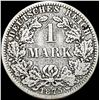 Image 2 : 1875-A Germany Silver 1 Reichsmark NEARLY UNCIRCULATED