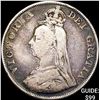 Image 1 : 1887 Great Brit. Victoria Silver Double Florin NEARLY UNCIRCULATED