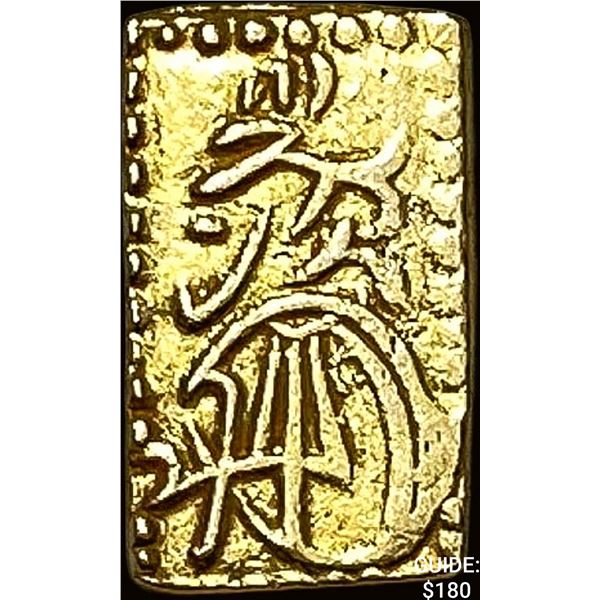 1832-1858 Japan Gold 2 Shu CLOSELY UNCIRCULATED