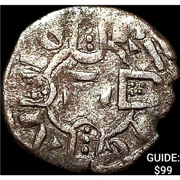 1248-1279 Portugal Alfonso III Silver Denero NEARLY UNCIRCULATED