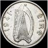 Image 2 : 1941 Ireland Silver 1/2 Crown CLOSELY UNCIRCULATED