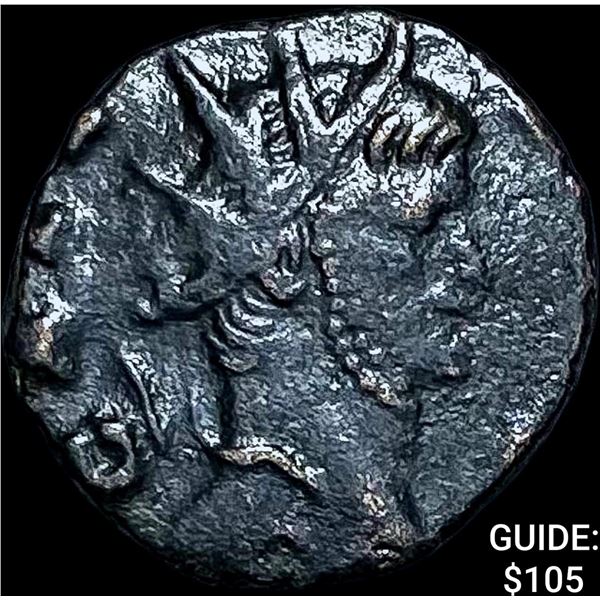 Roman Gallienus, 253-268 AD BI DBL Denarius CHOICE AU