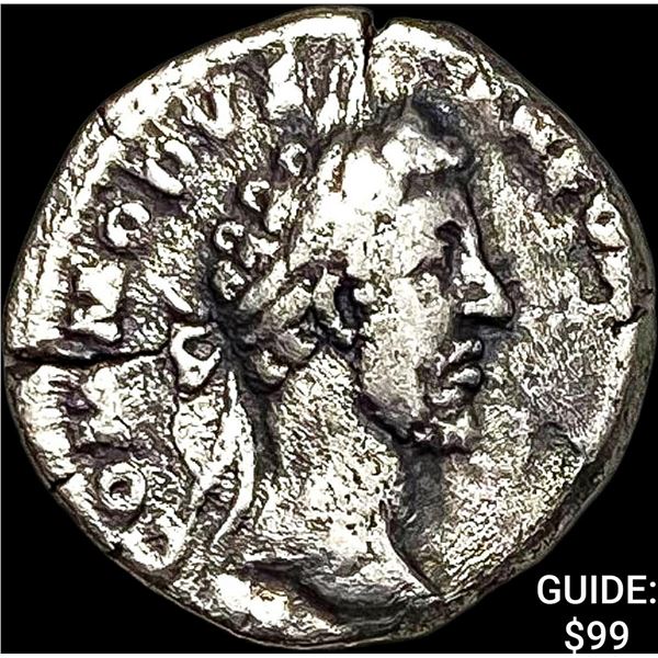 Roman Commodus 177-192 Silver Denarius NEARLY UNCIRCULATED