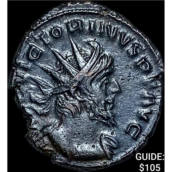 Roman Victorinus 269-271 AD Bi Dbl Denarius CHOICE AU