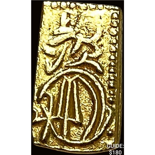 1832-1858 Japan Gold 2 Shu CLOSELY UNCIRCULATED